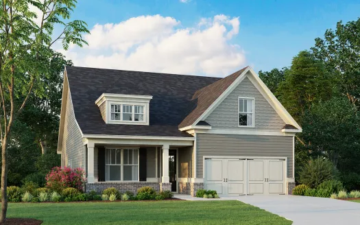 a house with a garage